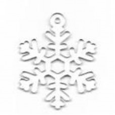 Ξύλινο Διακοσμητικό Νιφάδα 8X7,2cm 2τεμ_ERGO-433